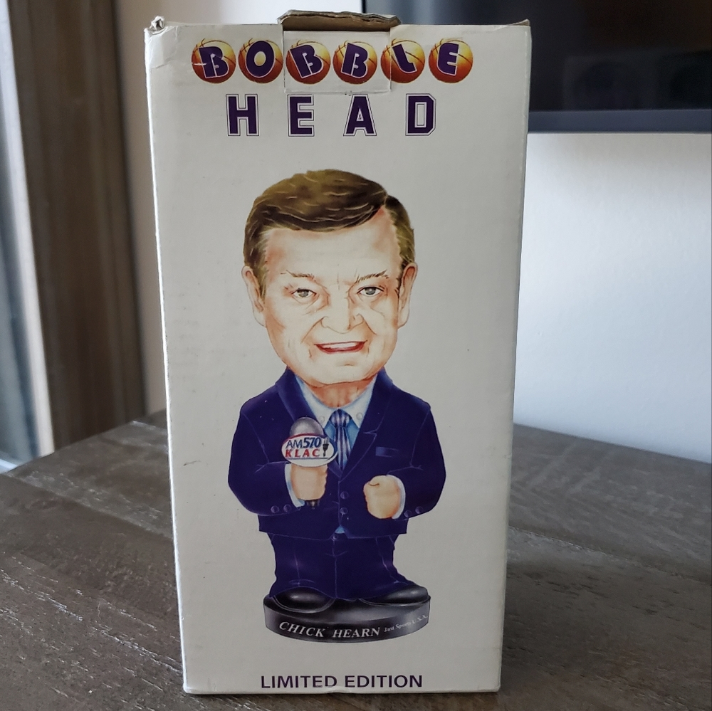 Vintage limited edition Chick Hearns Collector Bobblehead